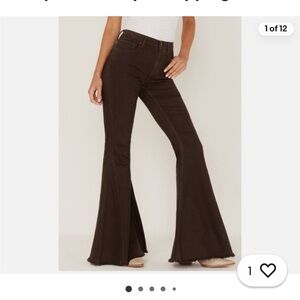 Shyanne Chocolate Flare Jeans